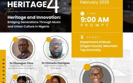 Bridging Generations: Unpacking the Intersection of Tradition and Innovation in Nigerian Music - A Symposium Convened by Prof. Albert Oikelome