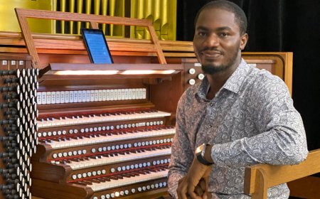 Isaac Moses Etudaye Honoured for Composing the Official YABATECH Anthem