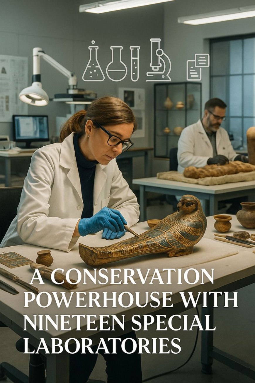 A Conservation Powerhouse with Nineteen Specialised Laboratories